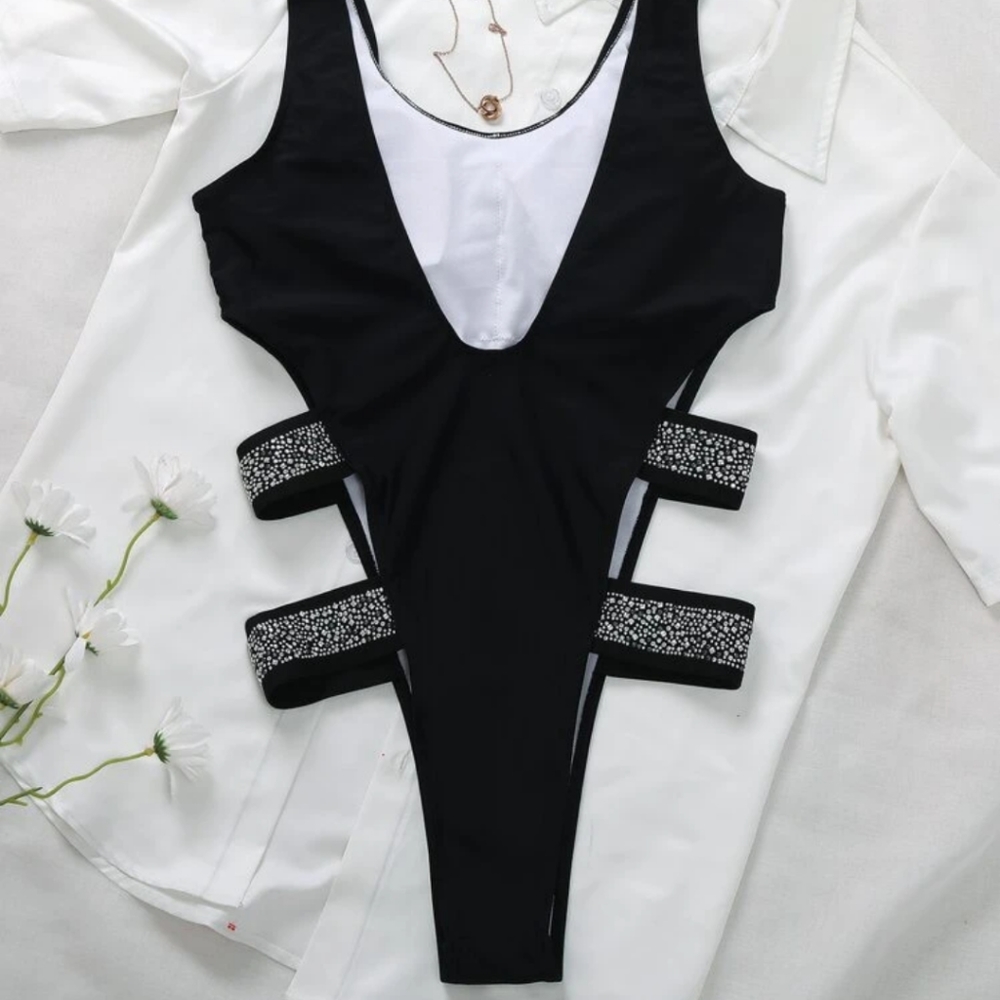 Rhinestone swim